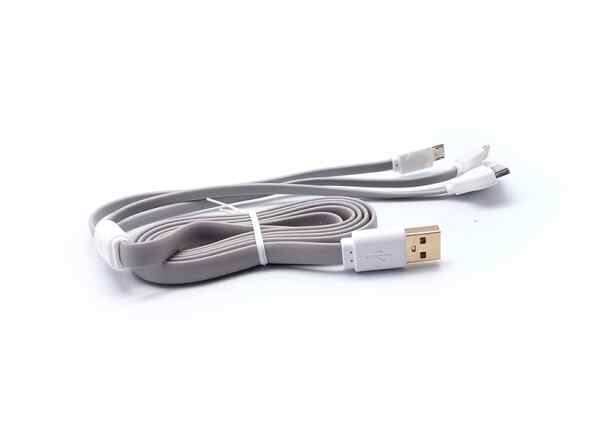 Data kabl Teracell Extreme 3u1micro USB/iphone 4/iphone 5 sivi 1.2m