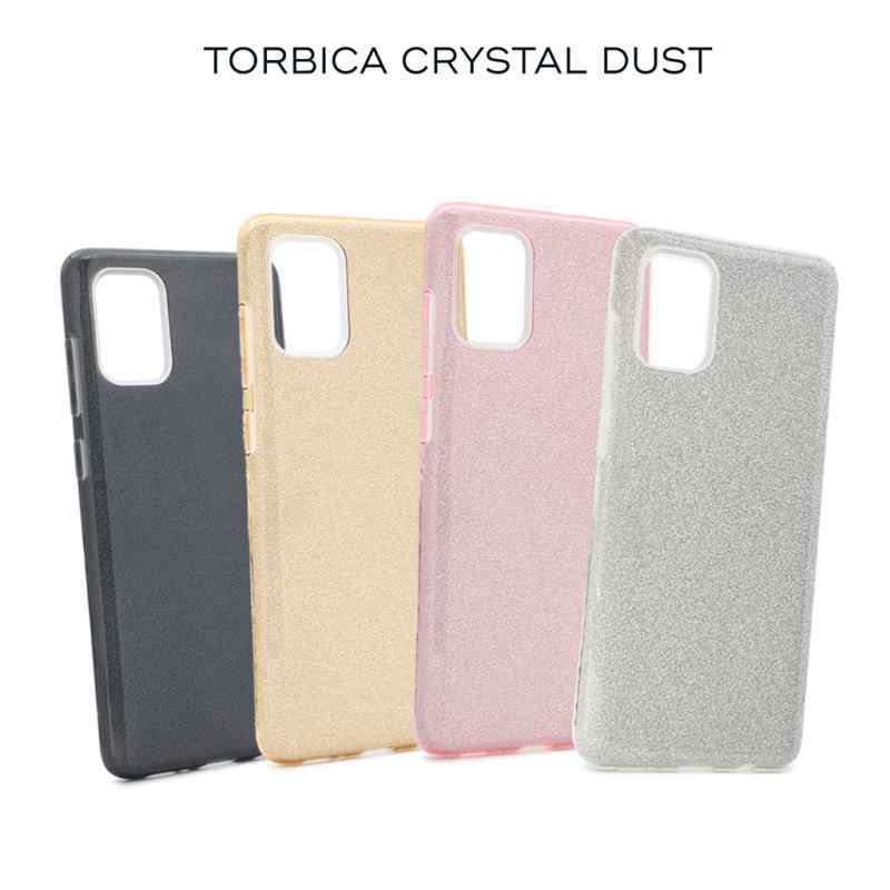 Maska Crystal Dust za Samsung A41 crna