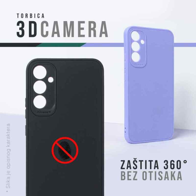 Maska 3D Camera za Samsung A54 5G crna